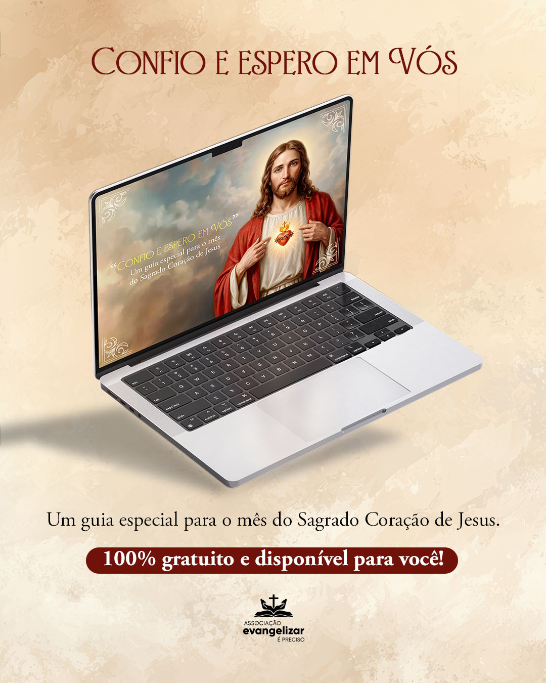 Associação Evangelizar É Preciso Facebook ad: Quer viver melhor a espiritualidade do Sagrado Coração…