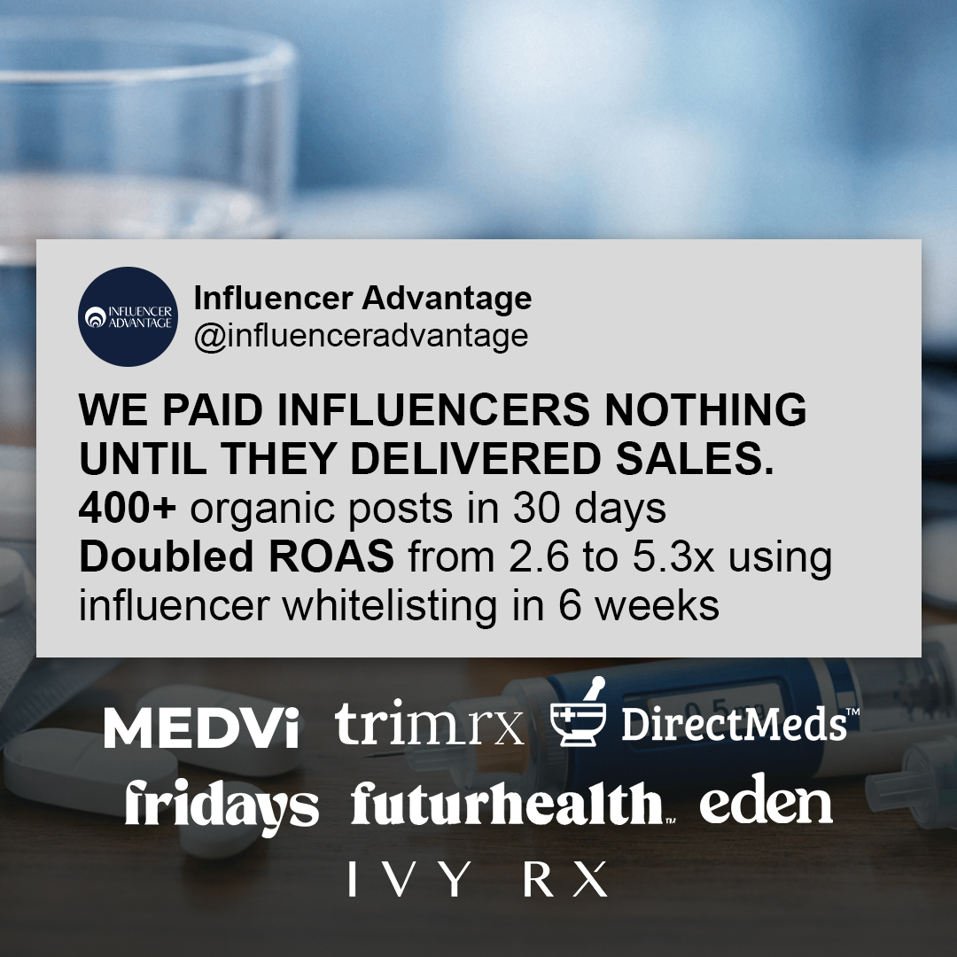Influencer Advantage Facebook ad