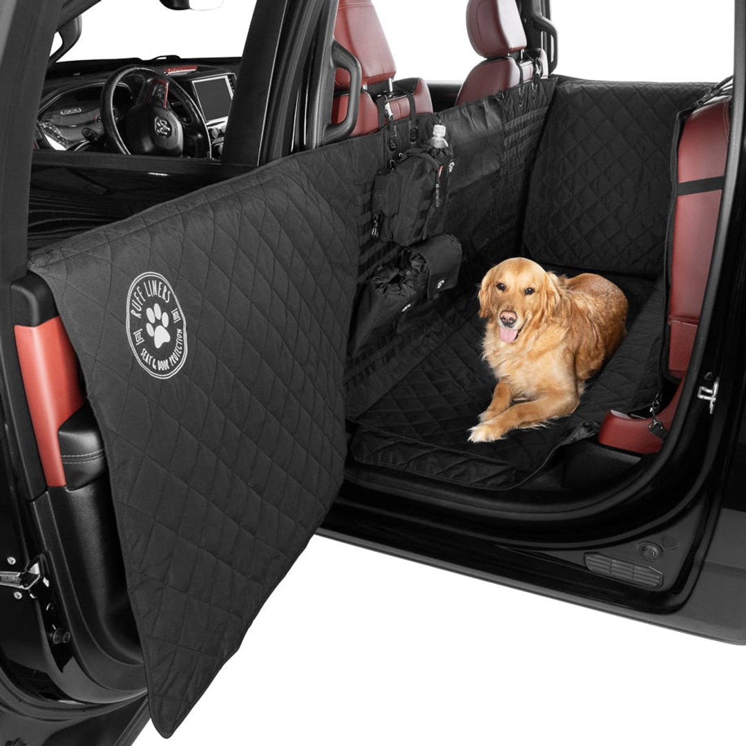 RUFF Liners Facebook ad: Drools, mud, and muddy paws don't stand a…