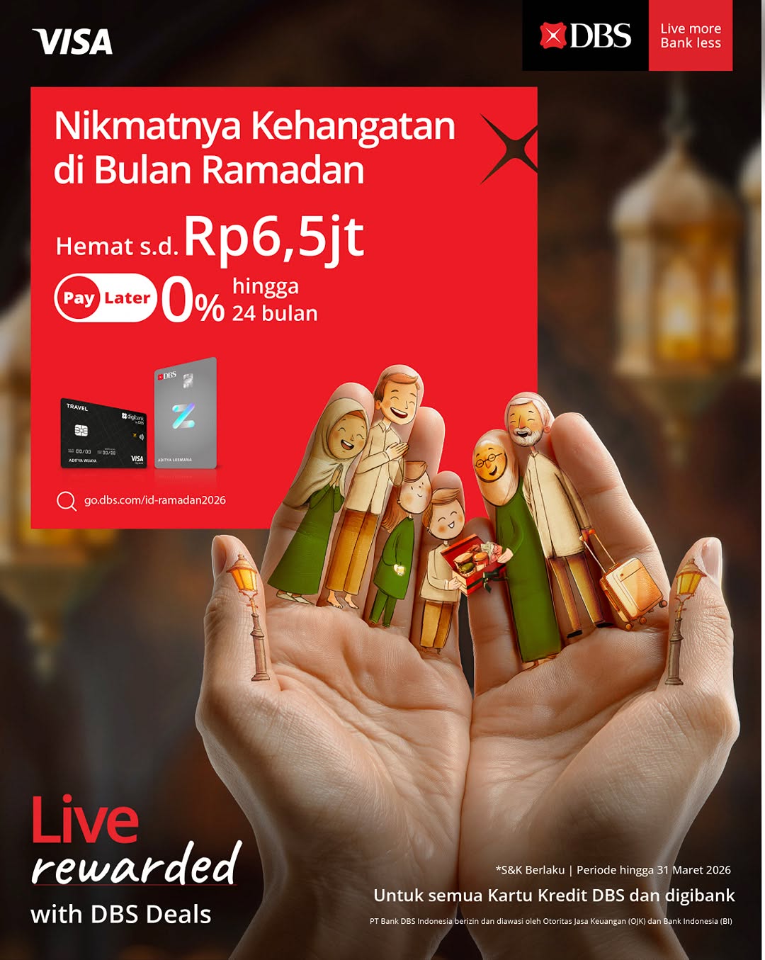 DBS digibank Indonesia Facebook ad: Rayakan hangatnya Ramadan lewat momen kebersamaan yang…