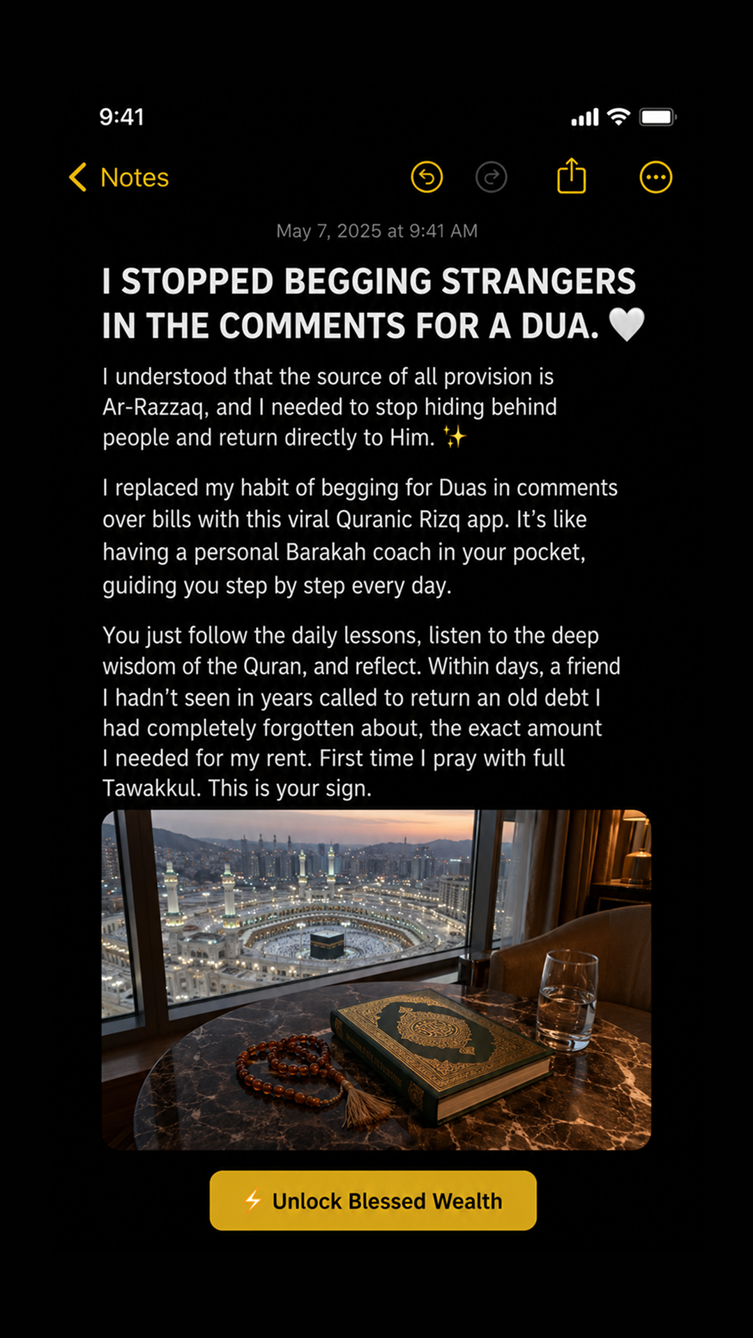 Imam Advice Daily Facebook ad