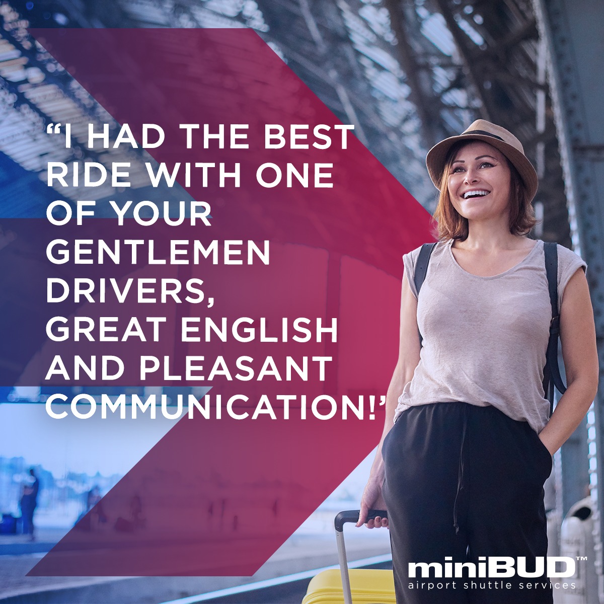 miniBUD Facebook ad: Heading to or from Budapest Airport?