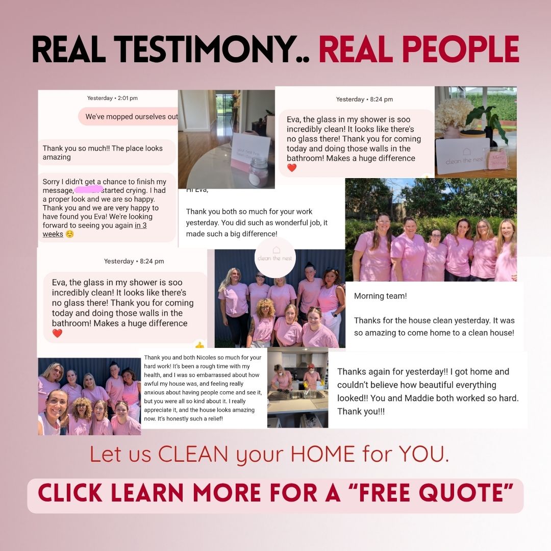 Clean the Nest Facebook ad: Reclaim Your Weekends