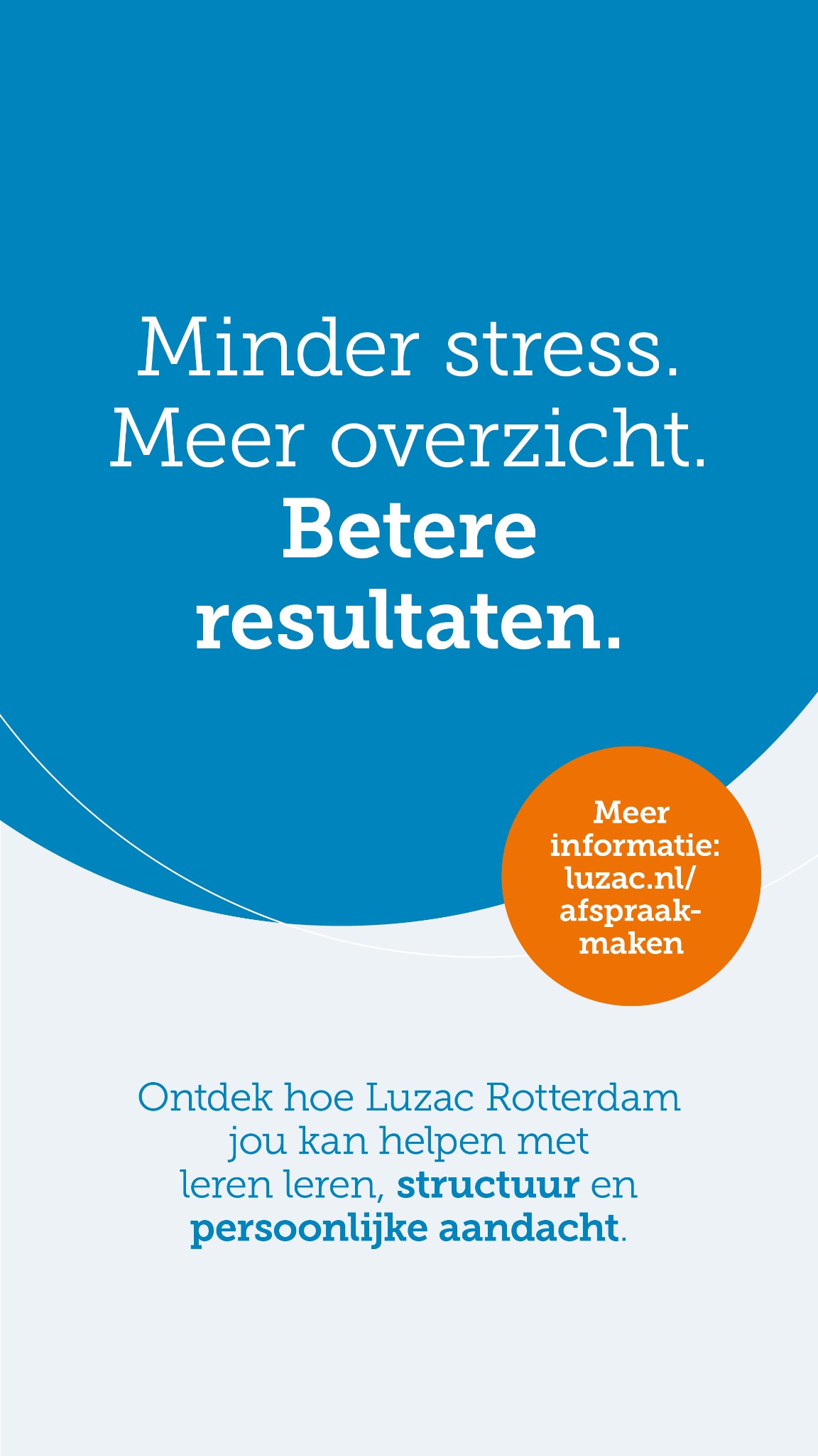 Luzac Rotterdam Facebook ad: Overstappen kan nog steeds!