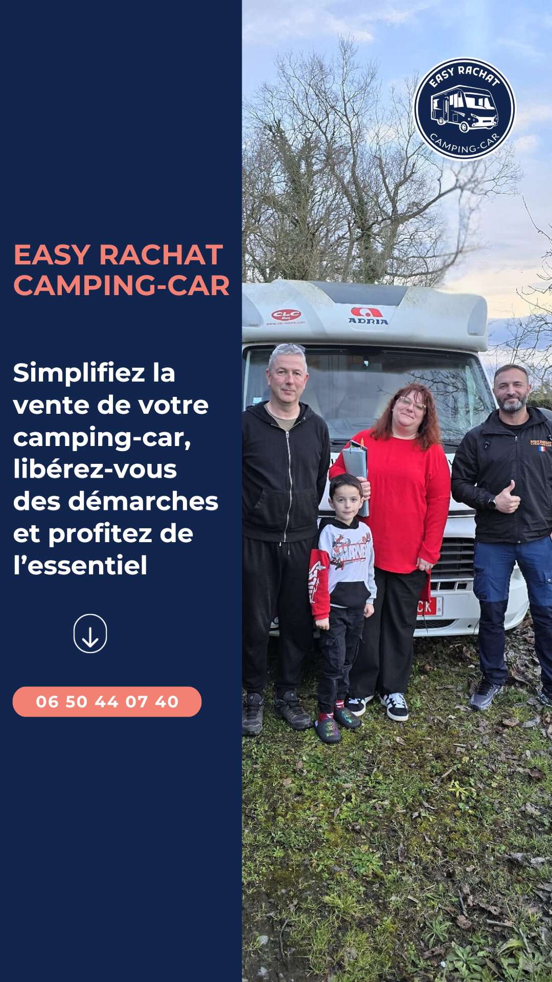 Easy Rachat Camping-Car Facebook ad from Mar 10, 2025