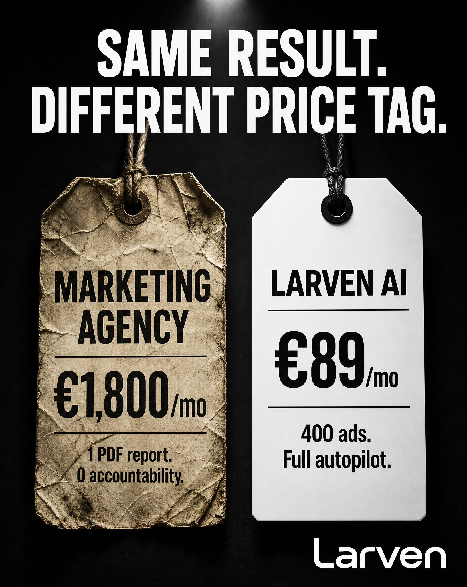 Larven AI Facebook ad