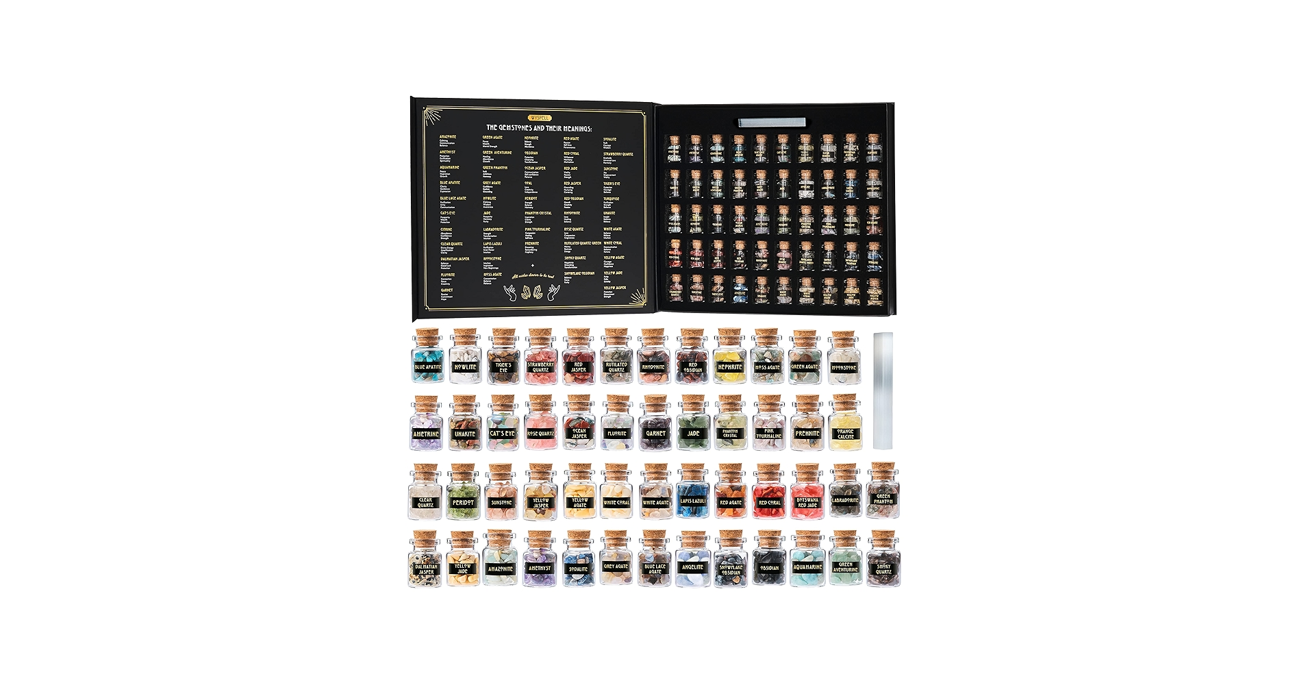 Lou's Closet Boutique Facebook ad: Bulk Crystals and Healing Stones 50 PCS - Real Mini…