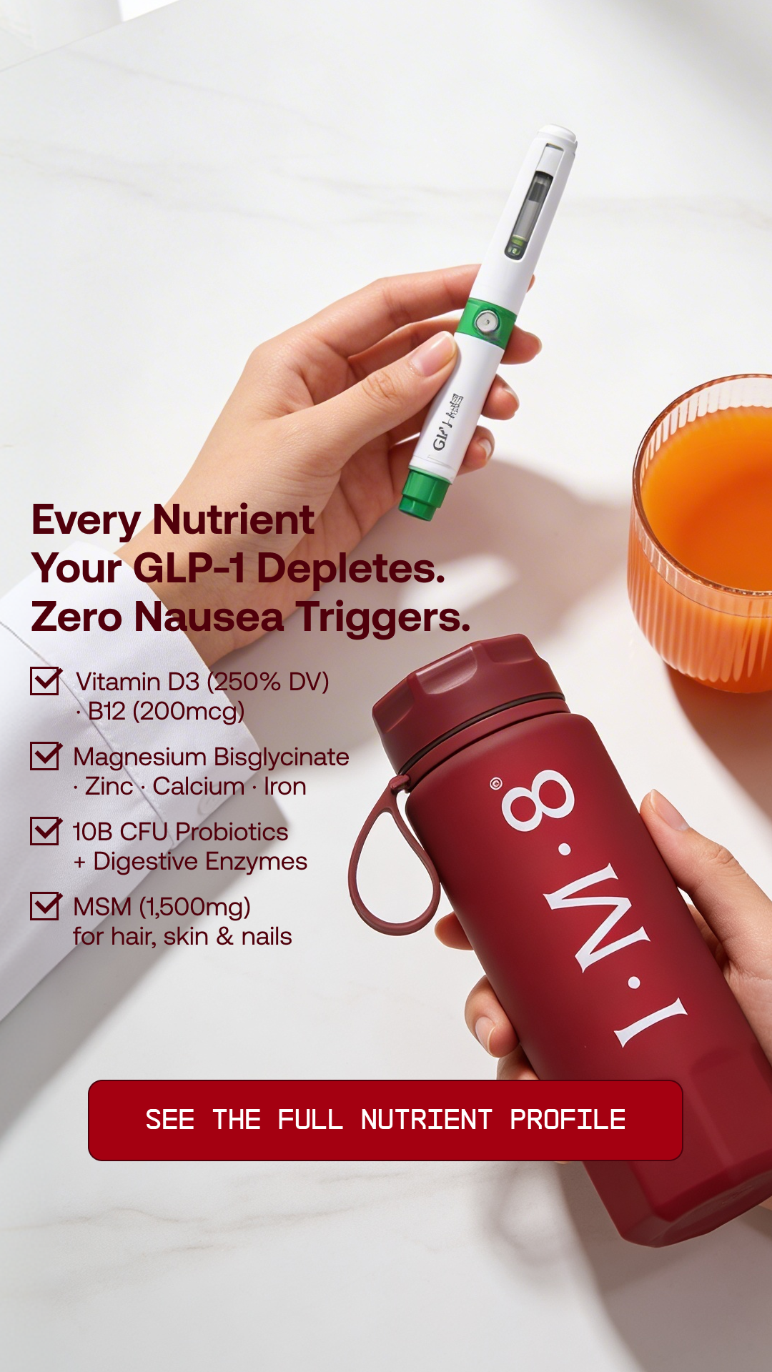 IM8 Health Facebook ad