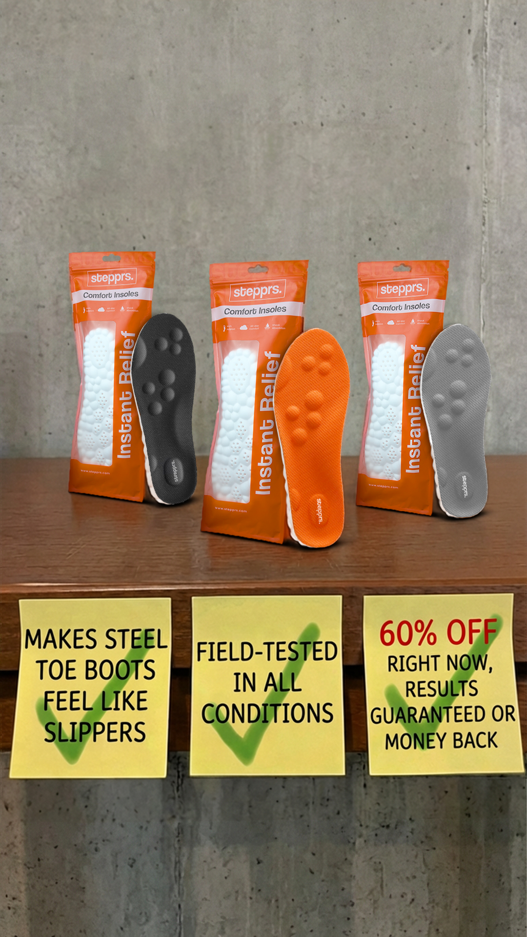 Stepprs Facebook ad