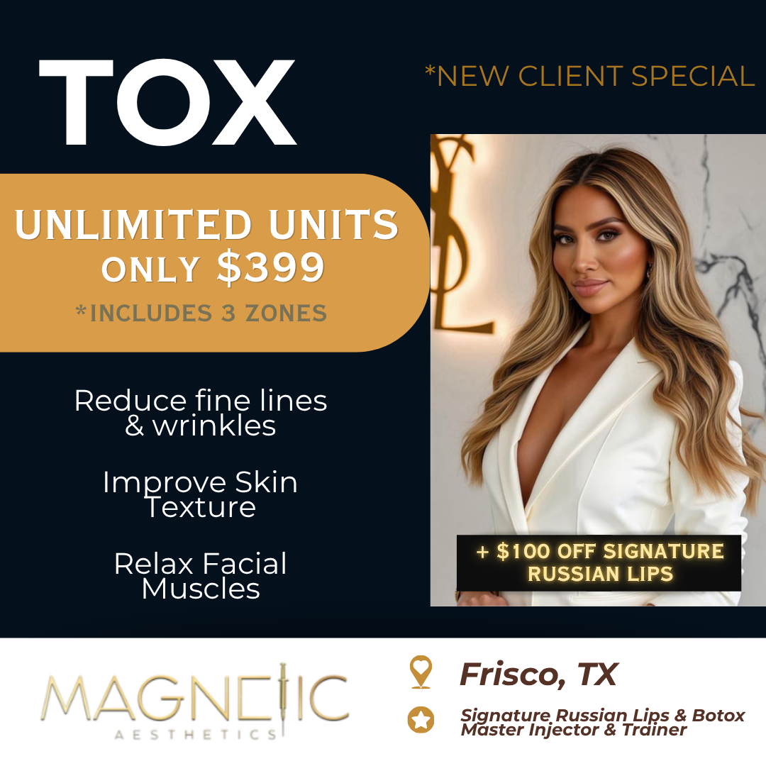 Magnetic Aesthetics Facebook ad: A little tox, a lot of confidence
