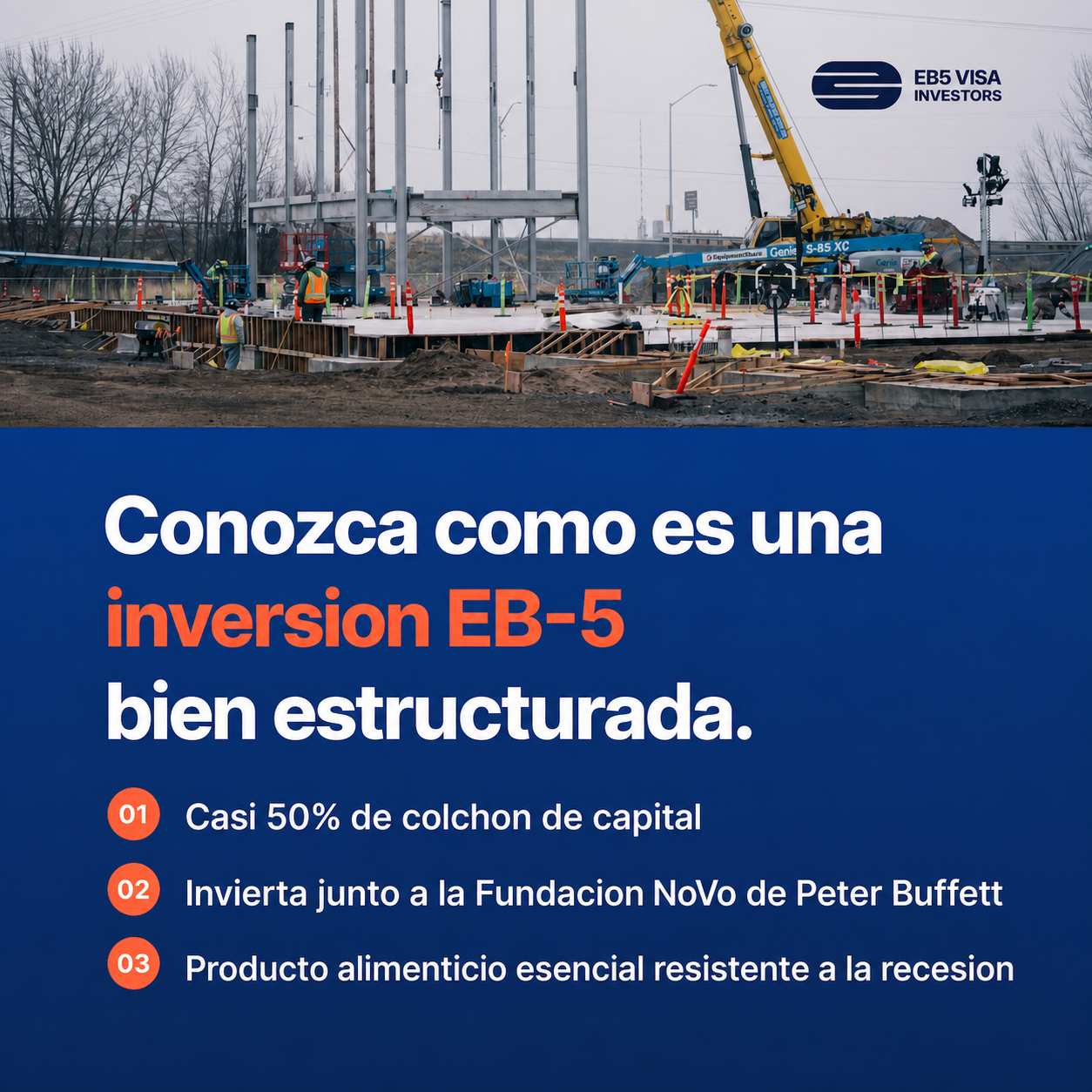 EB-5 Visa Investors Facebook ad: Obtenga la residencia permanente en Estados Unidos a…