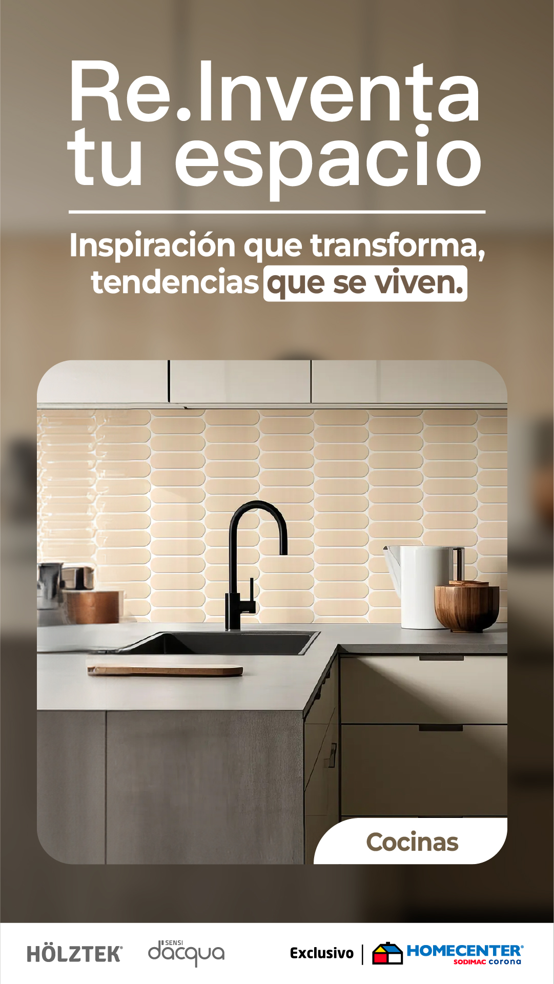 Homecenter Facebook ad: Exclusivo en