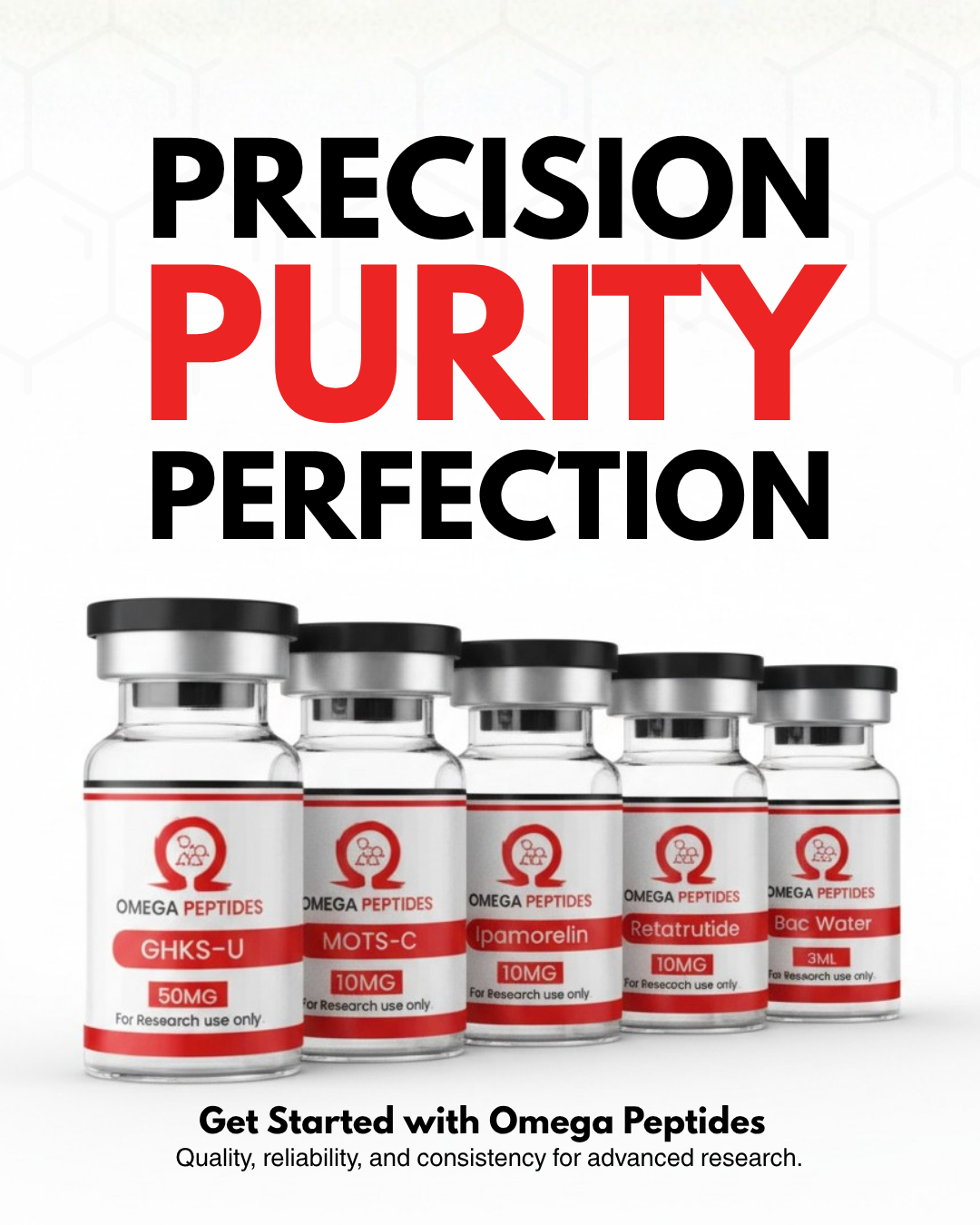 Omegapeptides Facebook ad: 2000+ Satisfied Customers