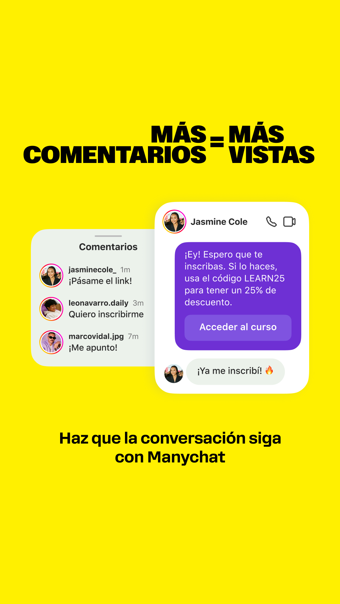 Manychat Facebook ad