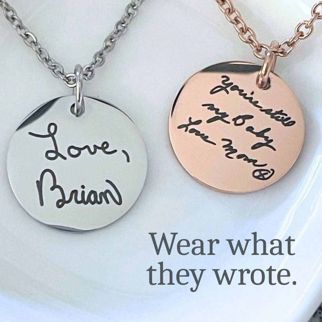 Sarah & Essie Facebook ad: Carry Their Words, Always