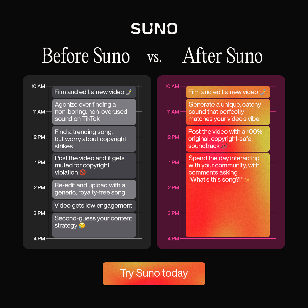 Suno Facebook ad