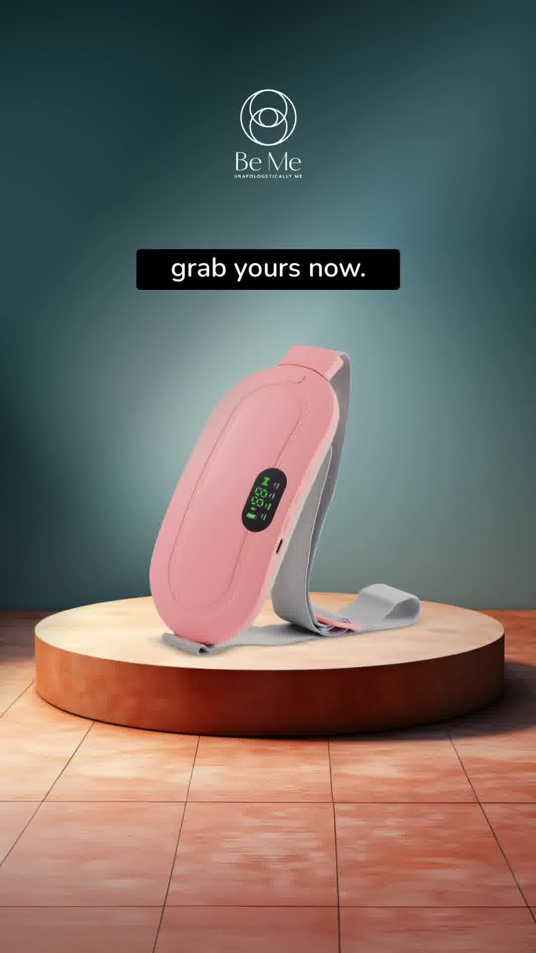 Be Me Facebook ad: Say Goodbye to Period Cramps, Anytime, Anywhere!
