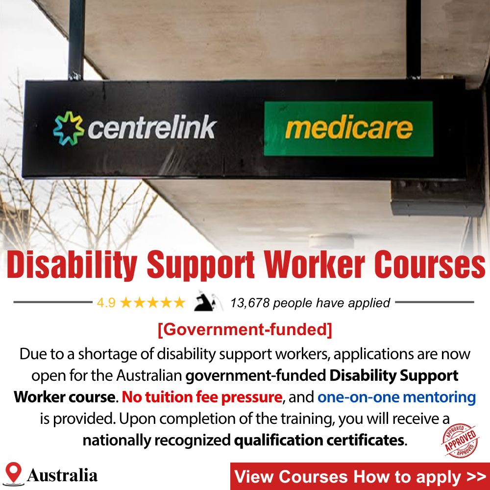 CNMD life service-5 Facebook ad: Disability Support Worker Courses: including…