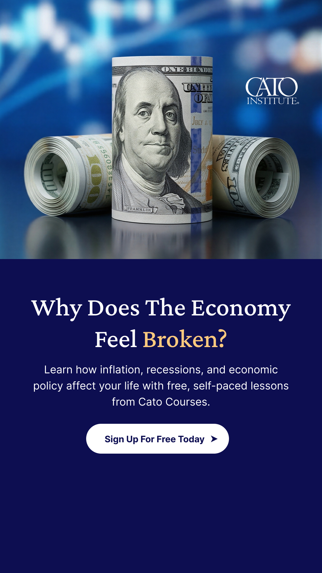 The Cato Institute Facebook ad from Jun 16, 2026