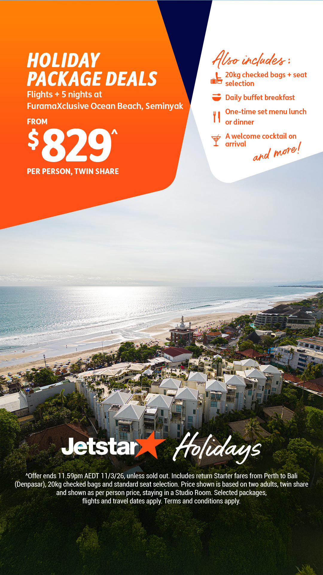 Jetstar Australia Facebook ad