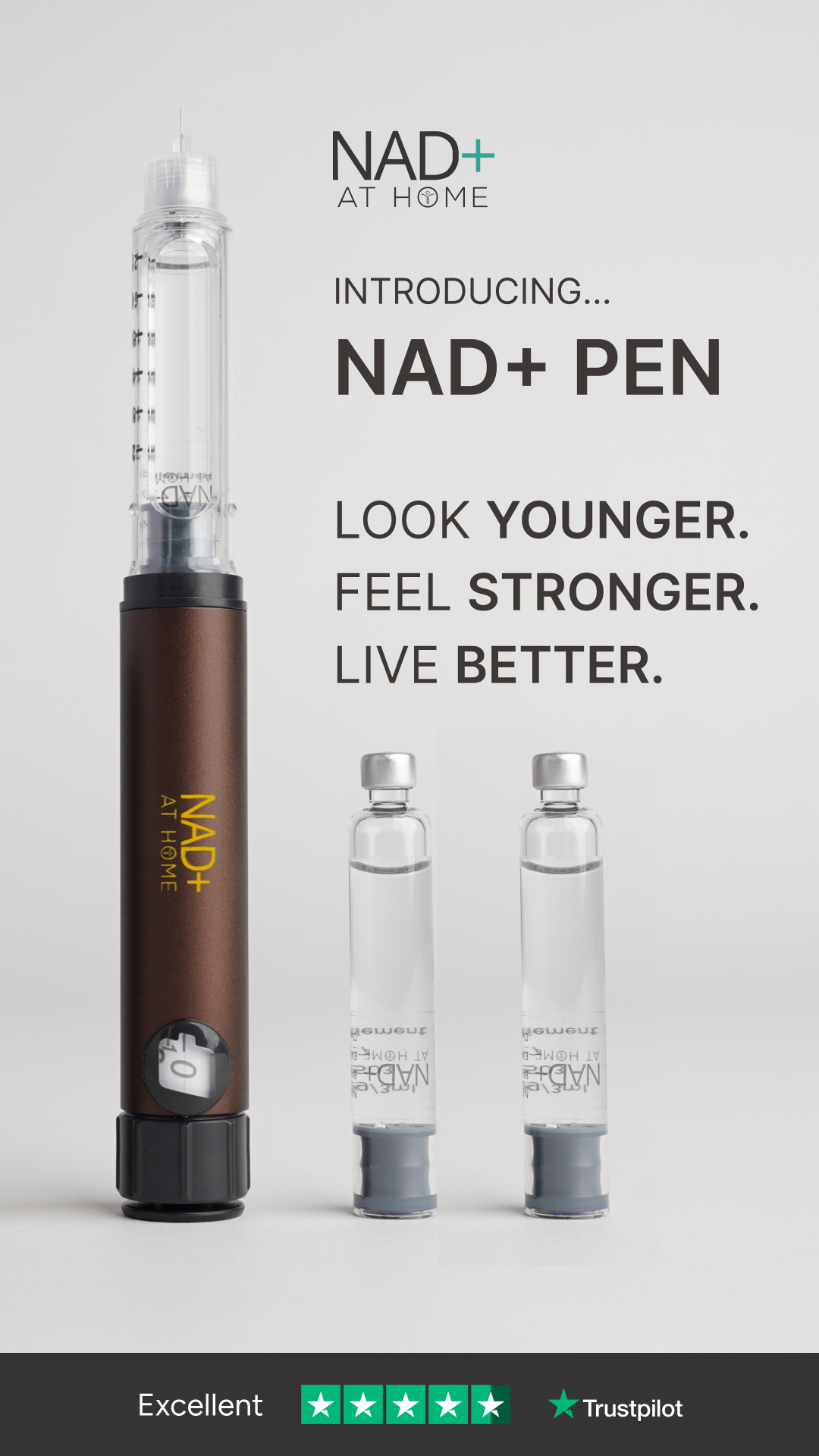 NAD+ AT HOME Facebook ad