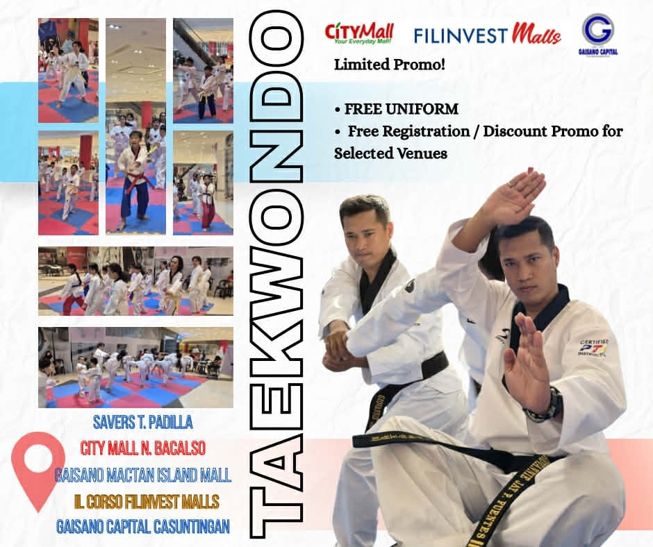Cebu Xtreme Kickz Taekwondo Facebook ad: Ongoing Registration!