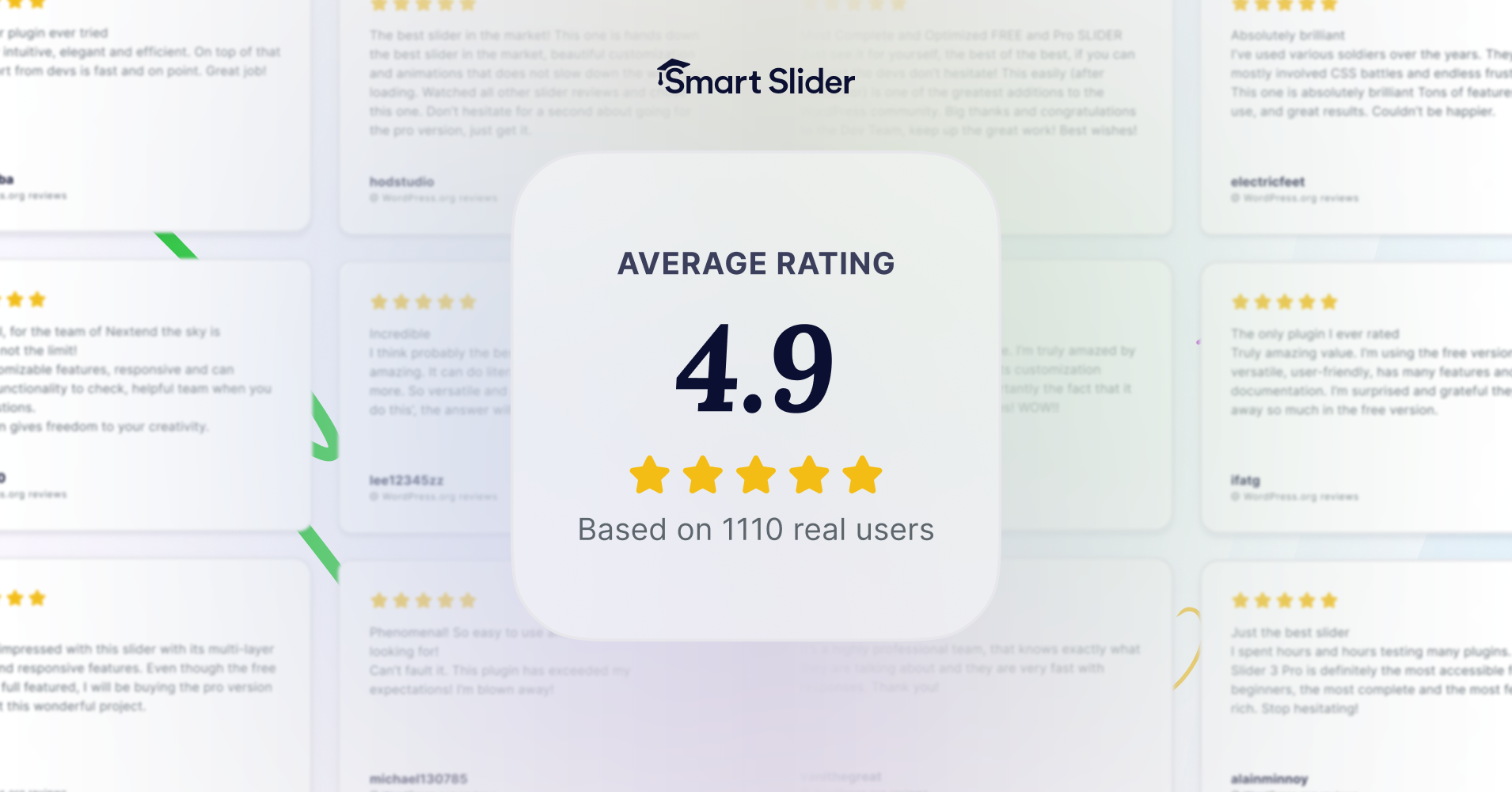 Smart Slider 3 Facebook ad: Trusted by 800,000+ WordPress sites.