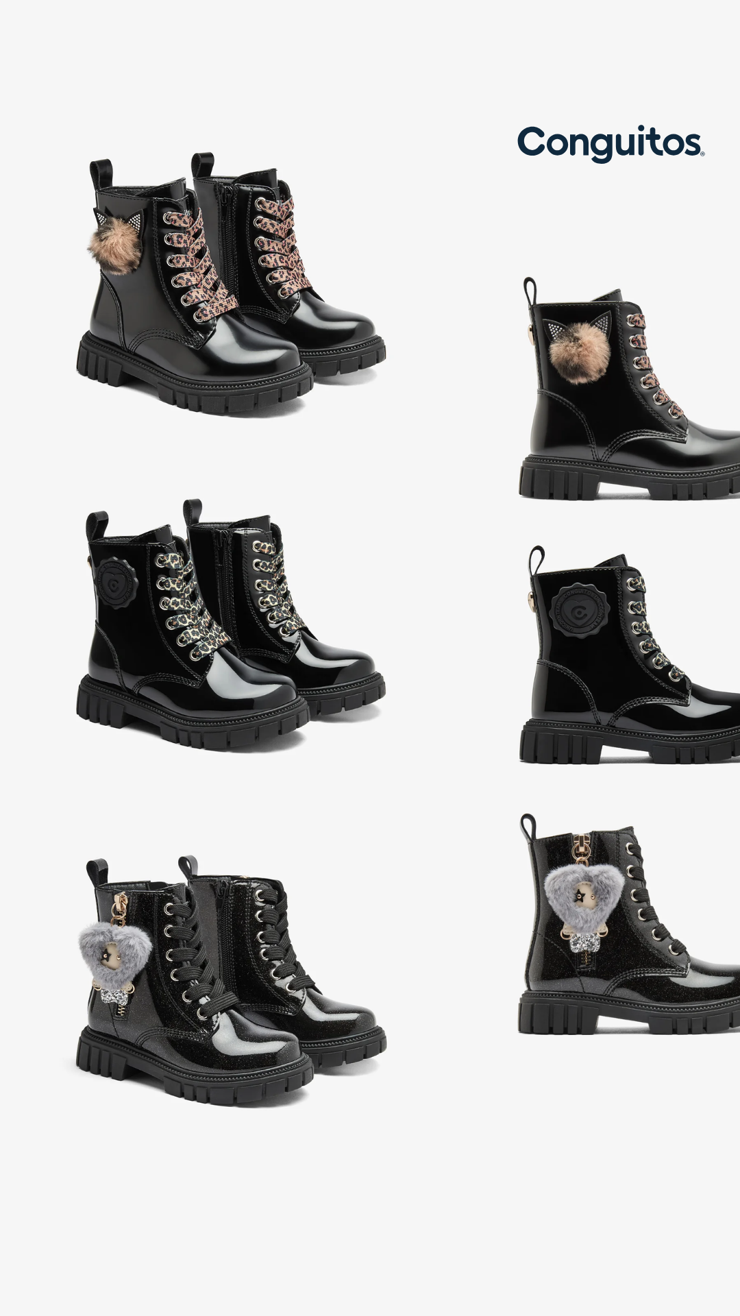 Conguitos Facebook ad: Boots and Ankle boots