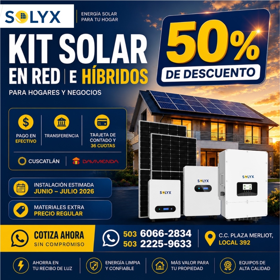 SOLYX SAS de CV Facebook ad