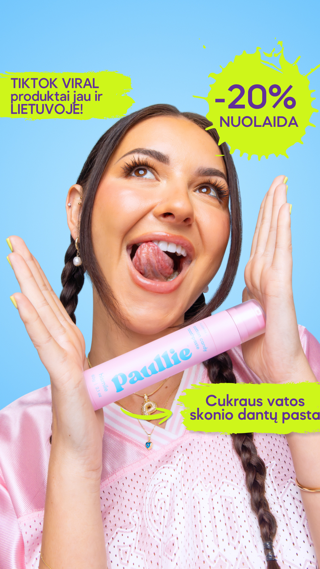 Hismile Baltics Facebook ad