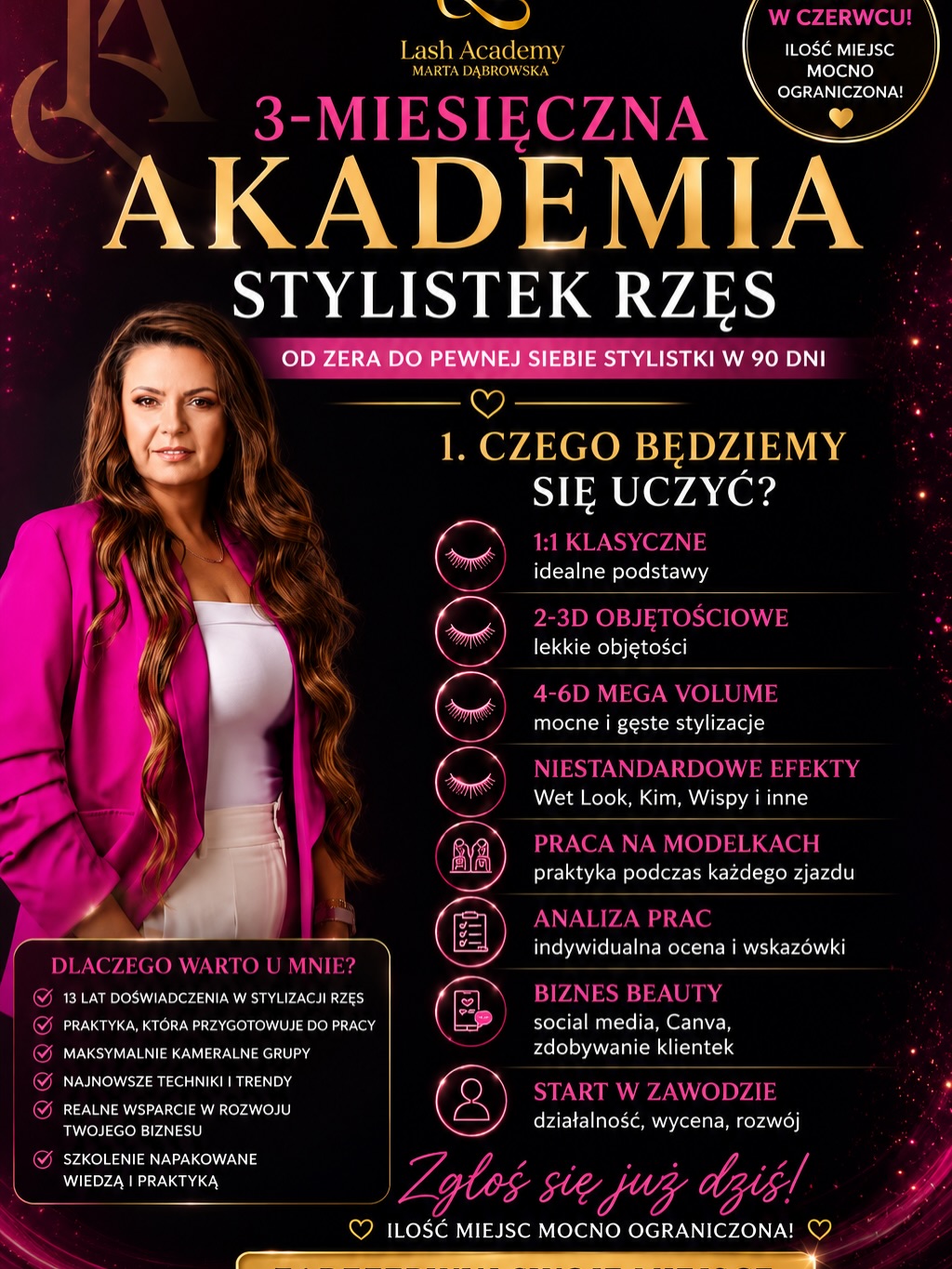 Marta Dąbrowska Instruktor przedłużania rzęs, Chełm Facebook ad