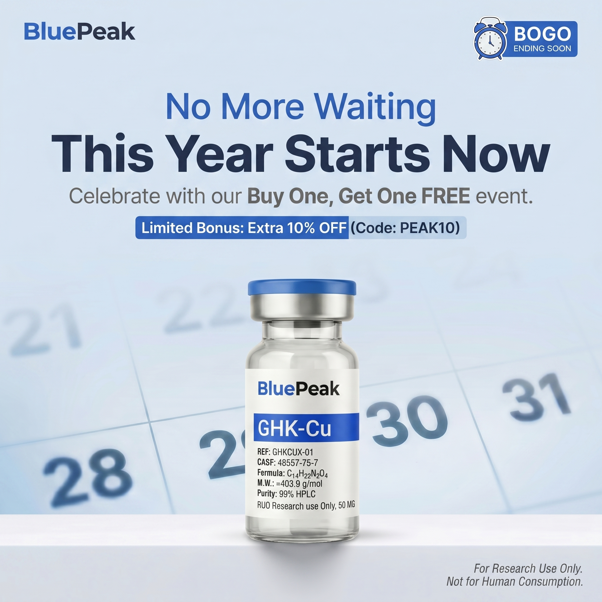 BluePeaked Facebook ad