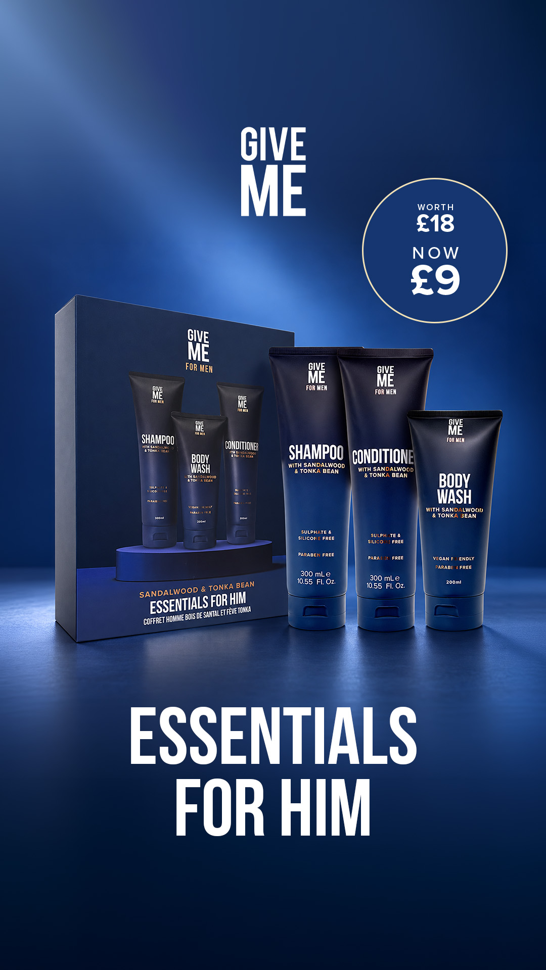 Give Me Cosmetics Facebook ad: Worth £21. Now Only £9