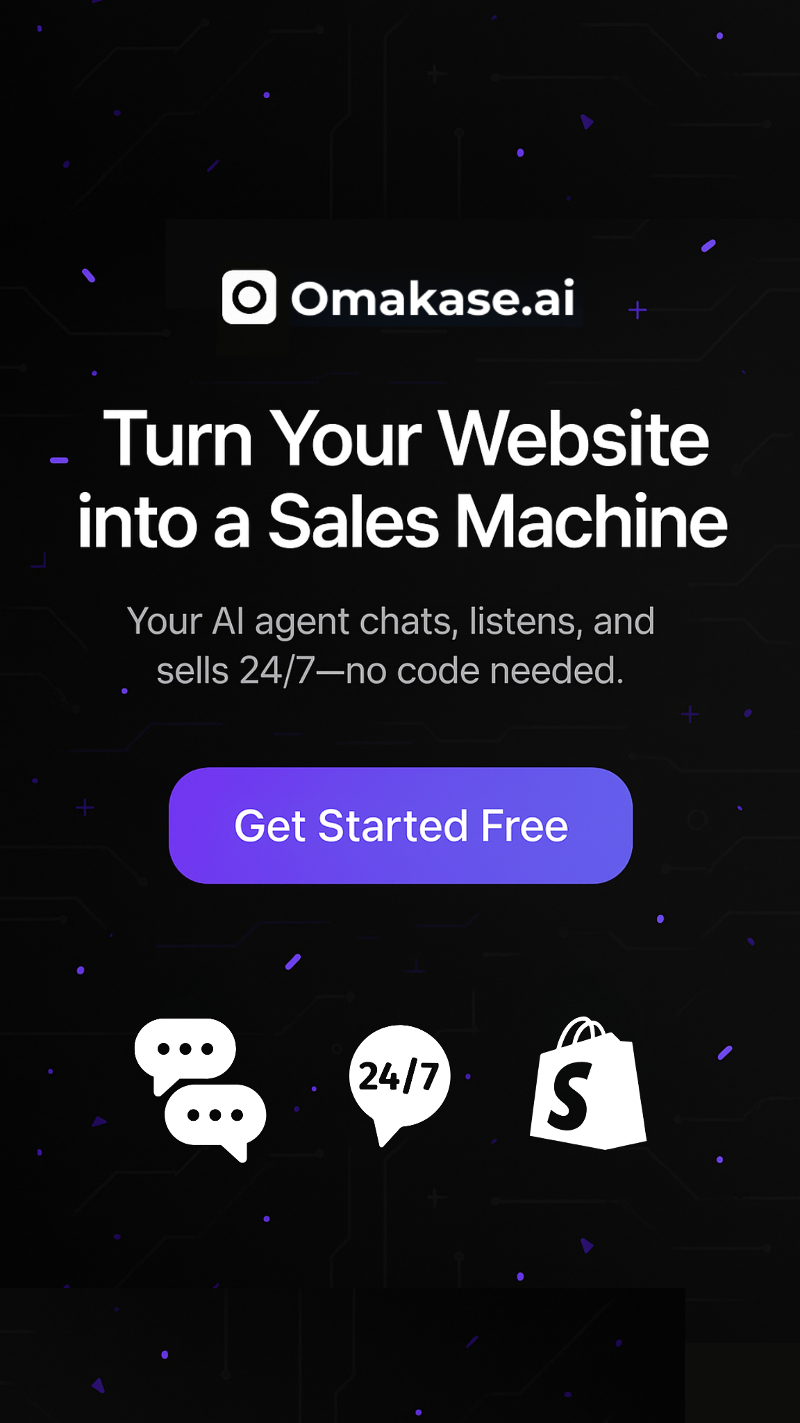 Omakase.ai Facebook ad