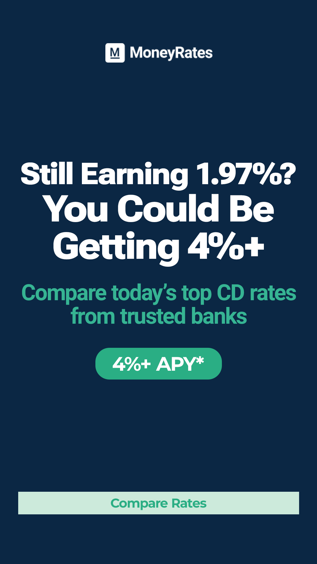 MoneyRates.com Facebook ad