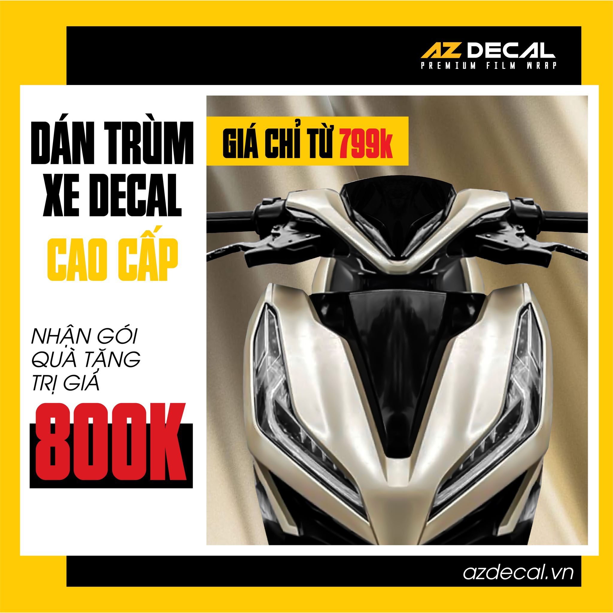 Azdecal Sài Gòn - Tem Xe Cao Cấp Facebook ad: TÂN TRANG LẠI XẾ YÊU VỚI HƠN 𝟏𝟎𝟎…