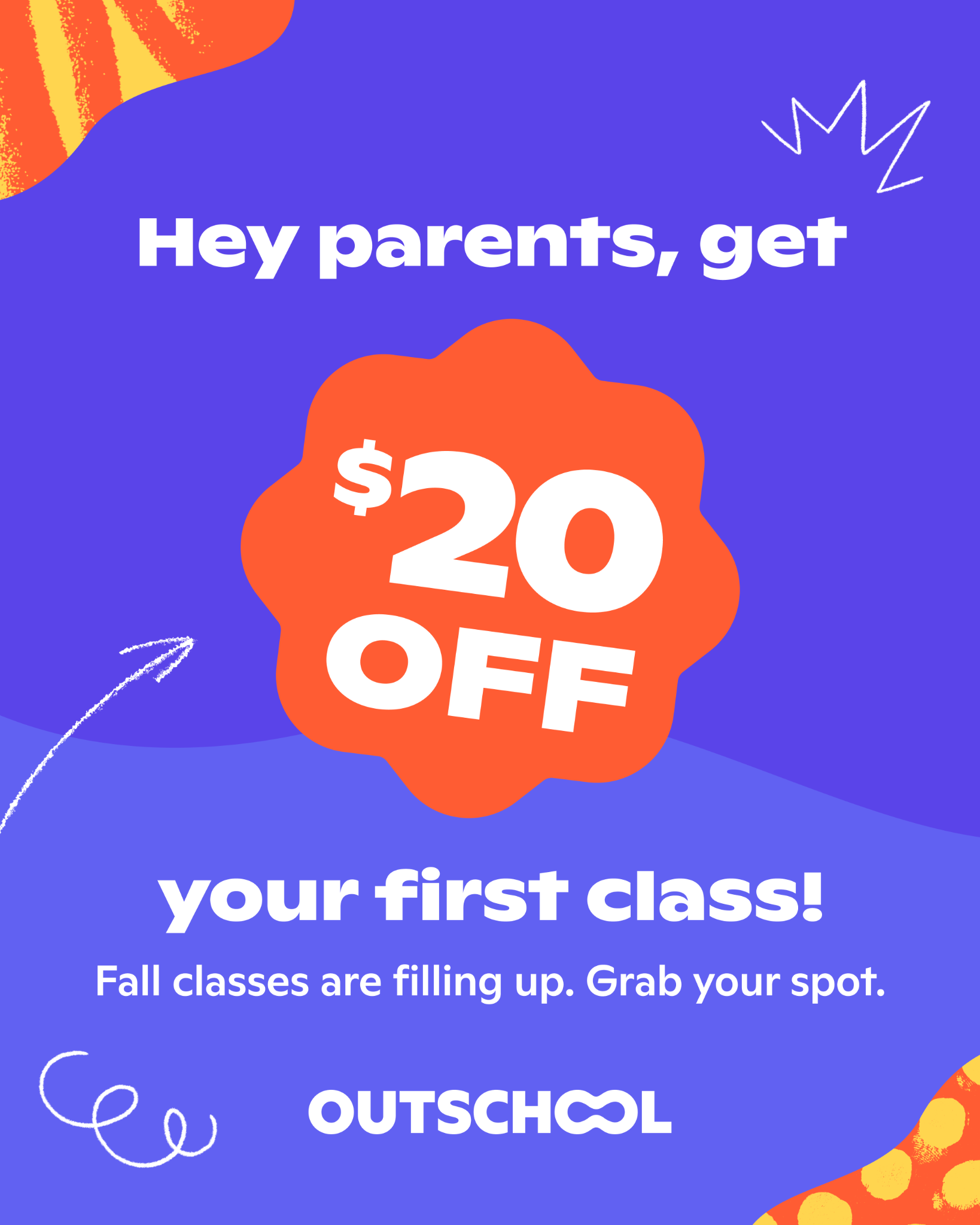 Outschool Facebook ad