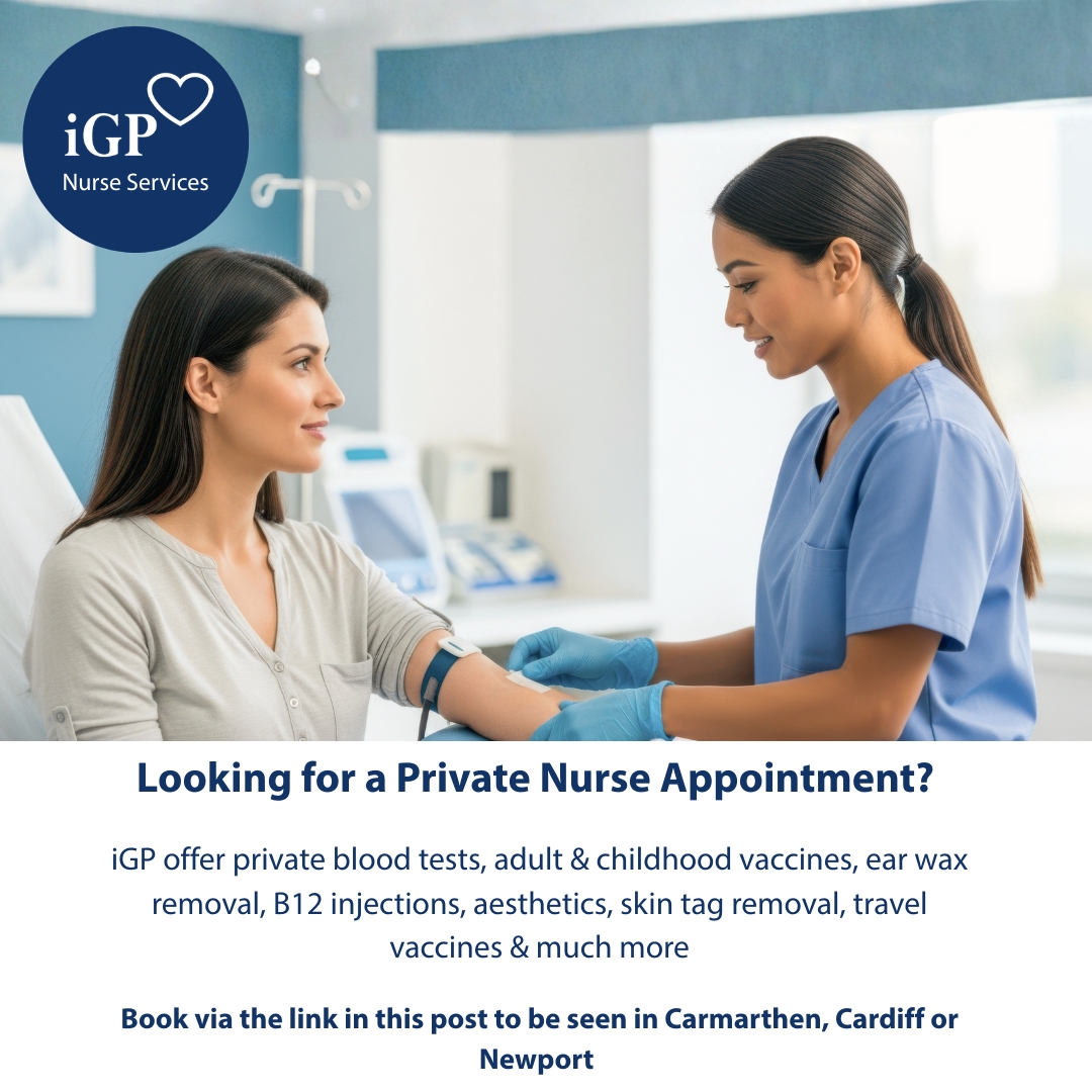 IGP - Private Doctors Facebook ad: Nurse Services in Cardiff, Carmarthen, Newport and Swansea…
