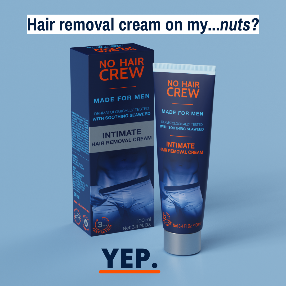 NO HAIR CREW Facebook ad