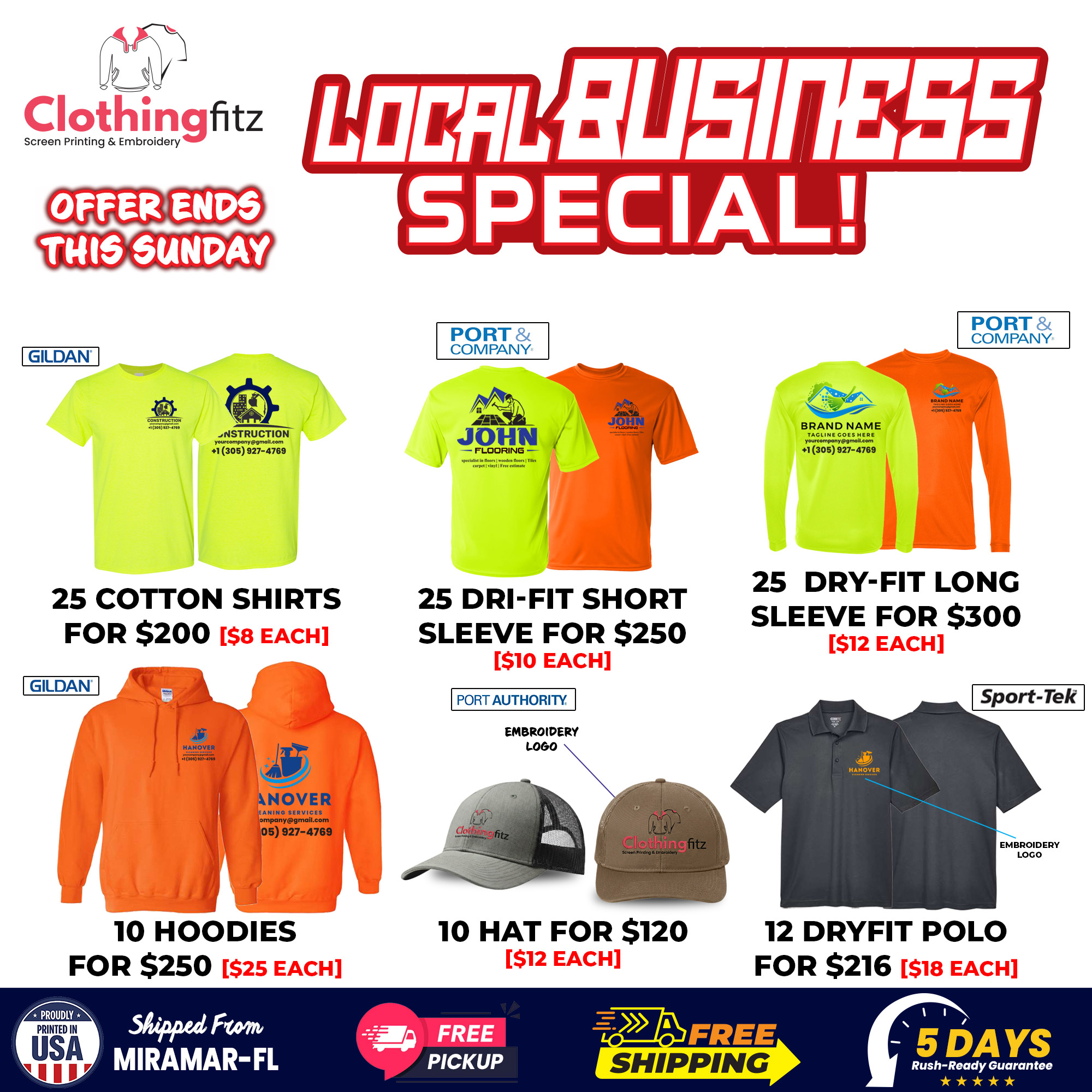 ClothingFitz Facebook ad: Limited Time Only!