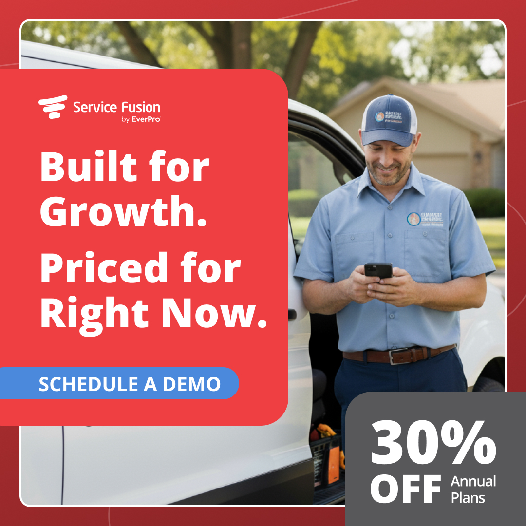 Service Fusion Facebook ad