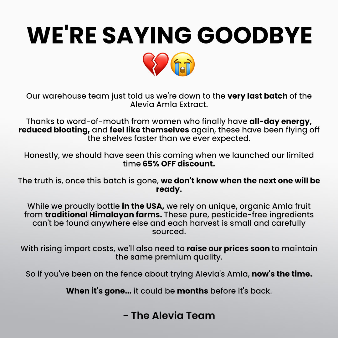 Alevia Facebook ad