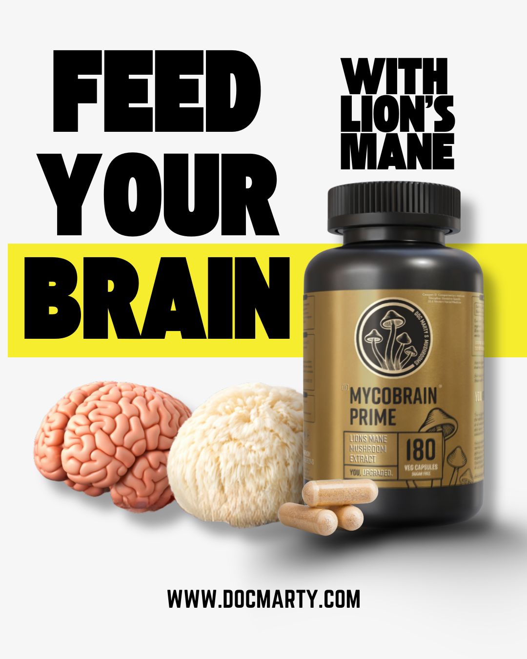Doc Marty's Mushrooms Facebook ad