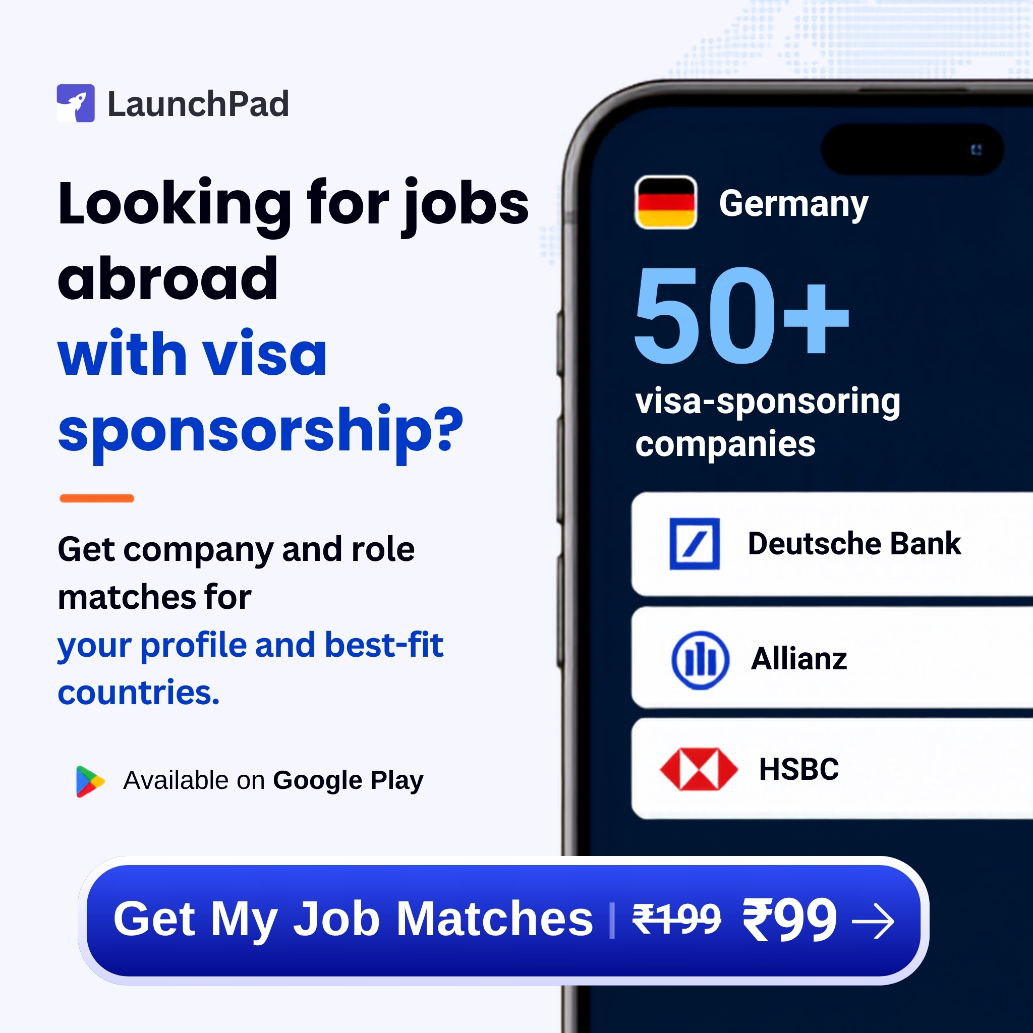 LaunchPad: AI Career Coach Facebook ad