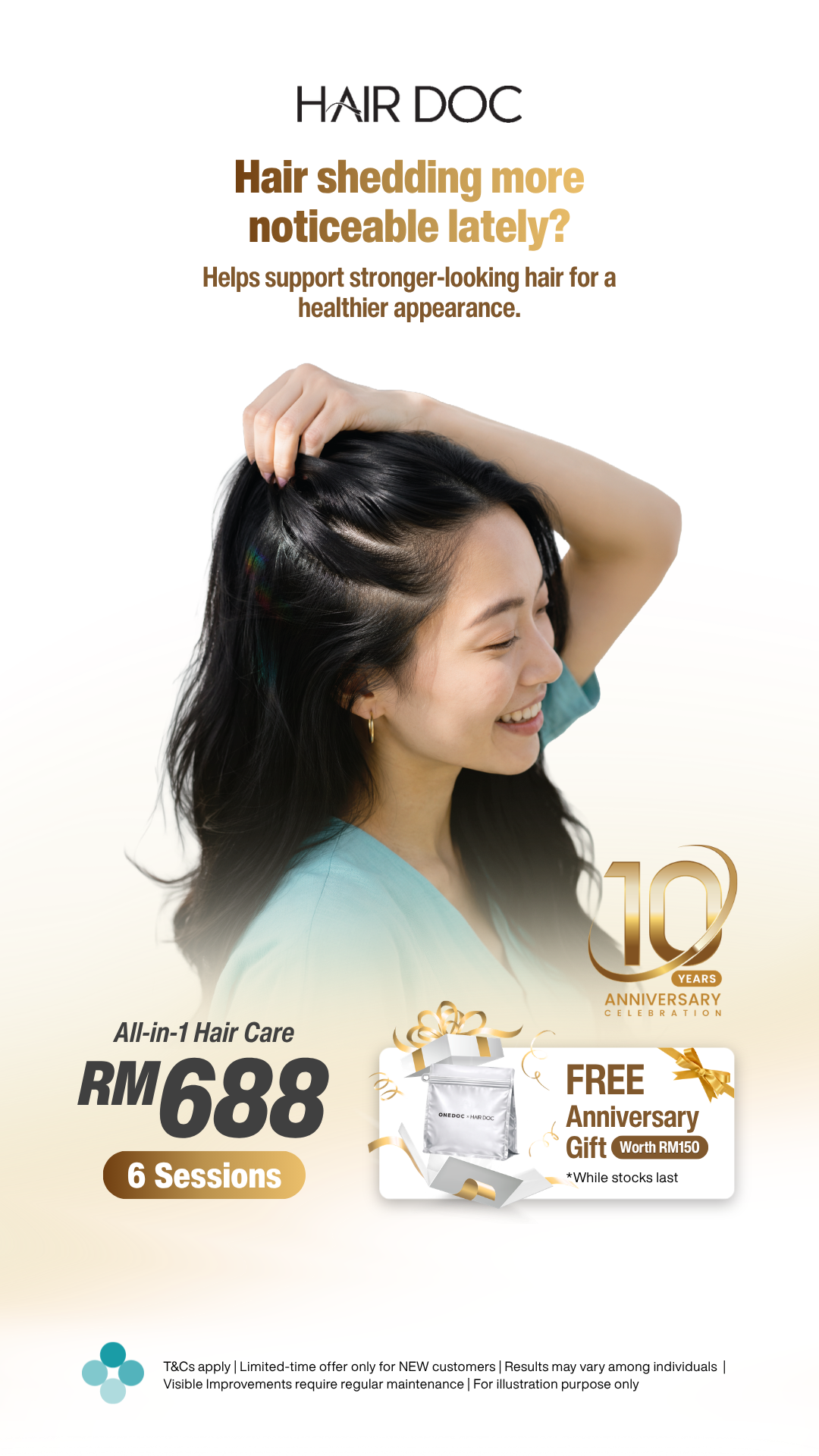 Hair Doc Facebook ad from May 25, 2026
