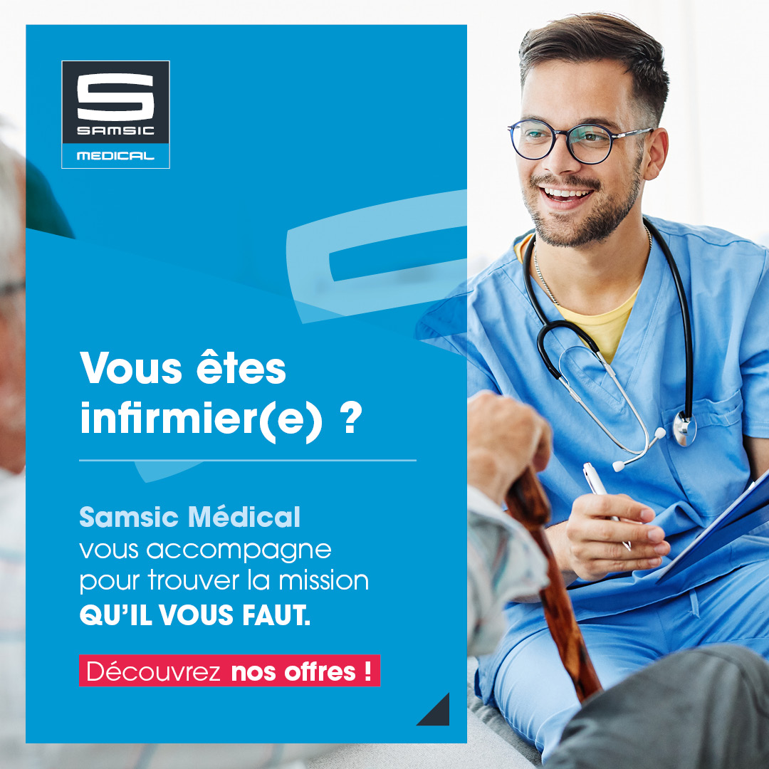 Samsic Médical Facebook ad: Vous êtes infirmier(e)?