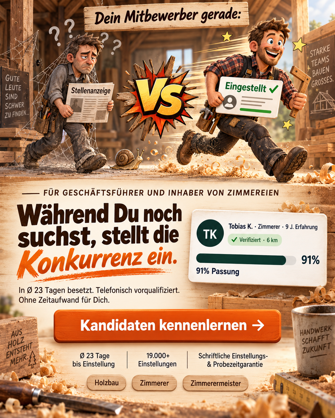 Candidate Flow GmbH - Recruiting Partner für den Mittelstand Facebook ad