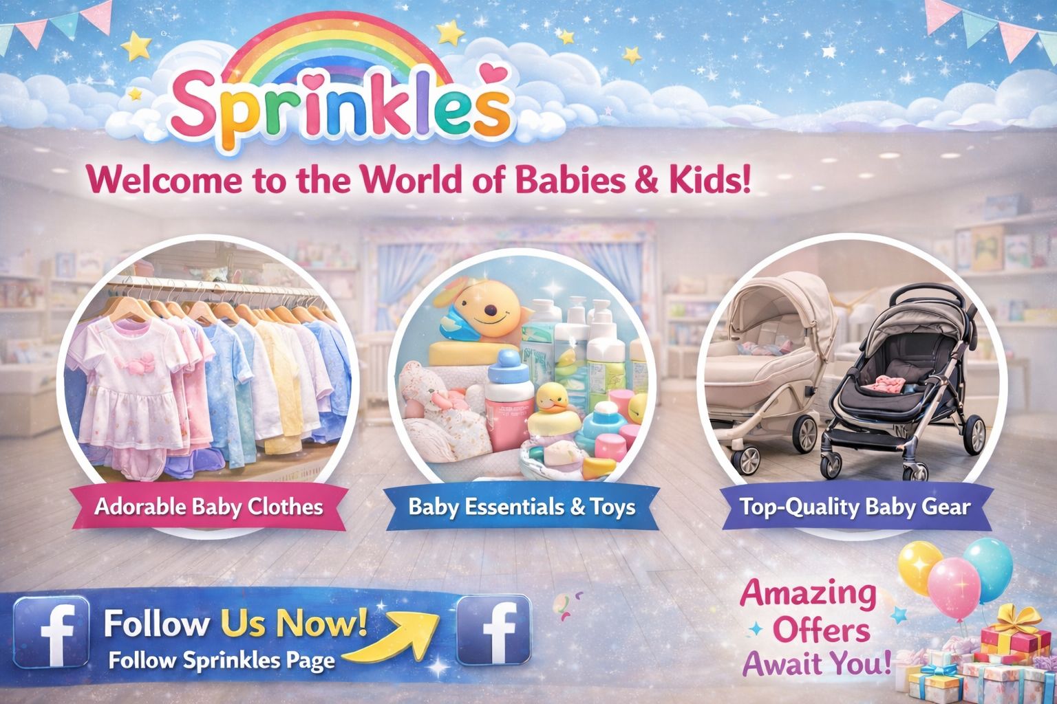 Sprinkles Qena - سبرنكلز قنا Facebook ad: مستنية بيبي؟ أو عندك مولود جديد؟