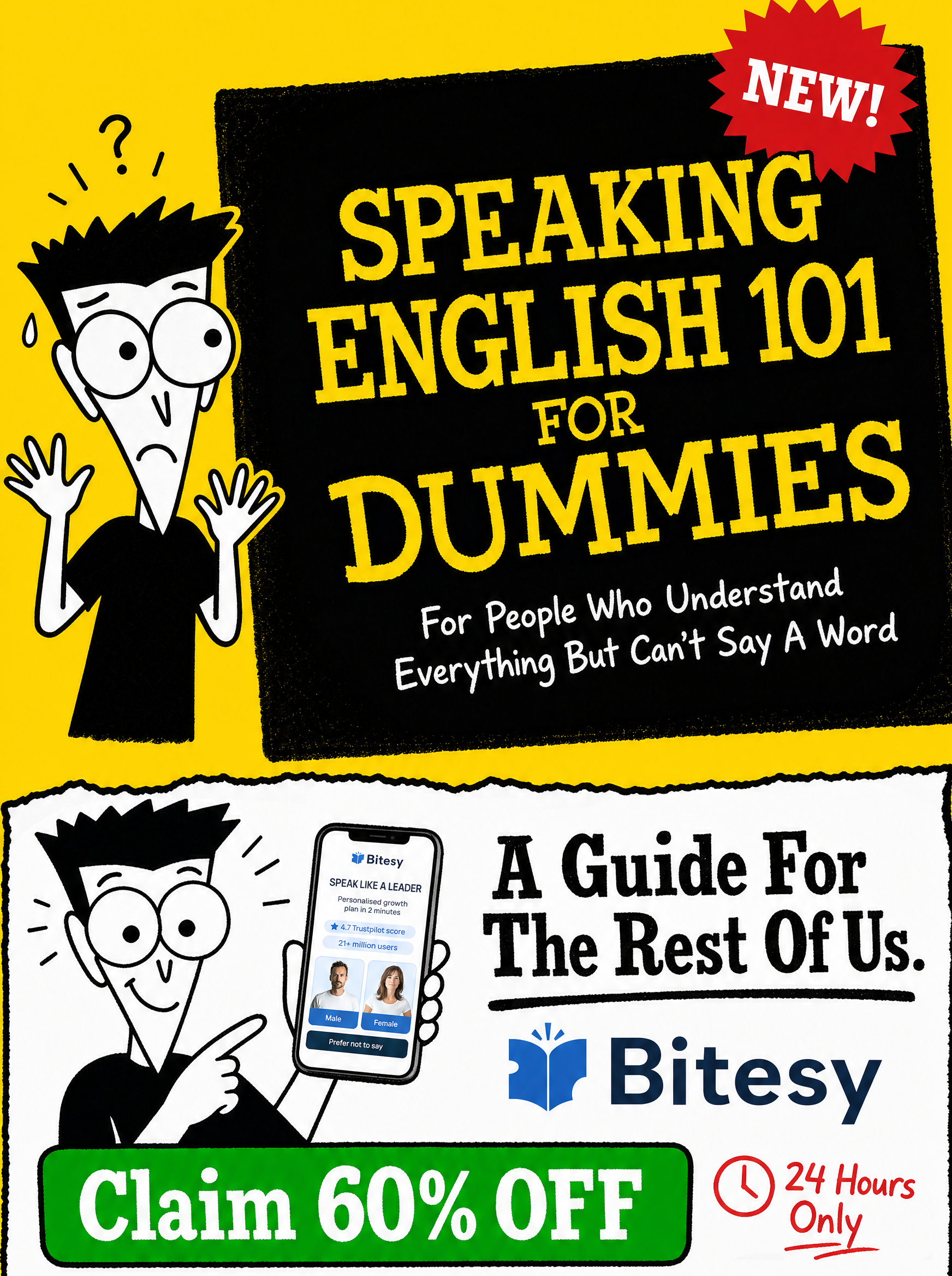 Bitesy - Speak with Confidence Facebook ad