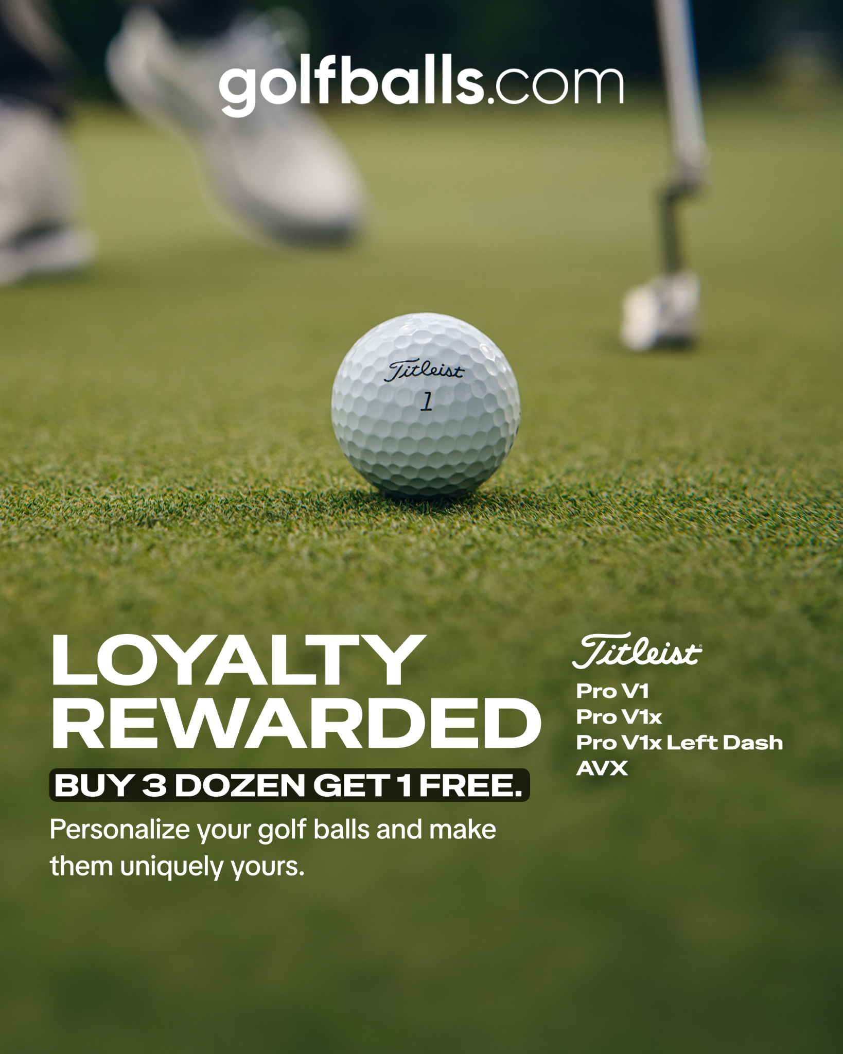 Golfballs.com Facebook ad